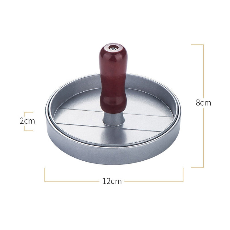 Burger Meat Press Meat Patties Mould Meat Press Burger Maker, 1PC Brown Handle