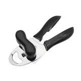 4 in 1 Multifunctional Can Opener Kitchen Household Lid Opener Canning Knife, Black, Green