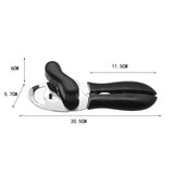 4 in 1 Multifunctional Can Opener Kitchen Household Lid Opener Canning Knife, Black, Green