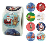 2 PCS Christmas Sticker Santa Claus Holiday Decoration Sticker Label, K-10-38, K-11-38 K-10-38 K-10-38