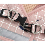 Reflective & Breathable Vest Traction Rope Pet Chest Leash, XS, S, M, XL