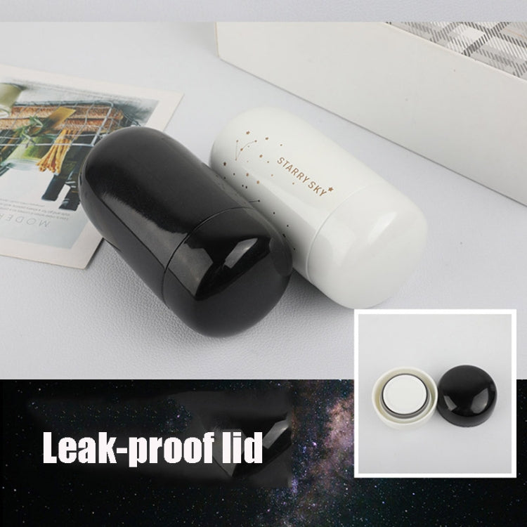 Portable Children Mini Cute Vacuum Flask Star Pocket Water Cup, Star White, Star Black