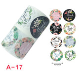 Rolled Floral Thank You Seal Envelope Decoration Wedding Decoration, 5cm/2inch