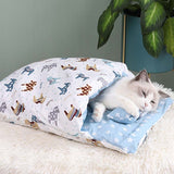 Closed Removable and Washable Cat Litter Sleeping Bag Winter Warm Dog Kennel, S, M, L