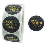 5 PCS Hot Stamping Thank You Sticker Seal Sticker Gift Wedding Decoration, C-09, C-04, C-10, C-11, C-21-25
