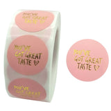 5 PCS Hot Stamping Thank You Sticker Seal Sticker Gift Wedding Decoration, C-09, C-04, C-10, C-11, C-21-25