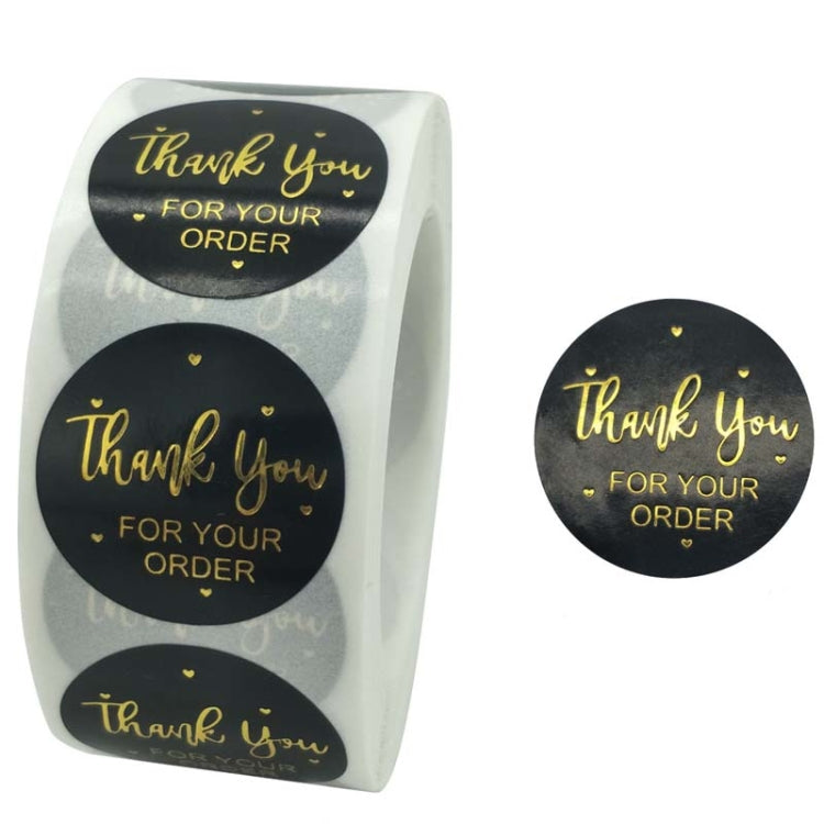 5 PCS Hot Stamping Thank You Sticker Seal Sticker Gift Wedding Decoration, C-09, C-04, C-10, C-11, C-21-25