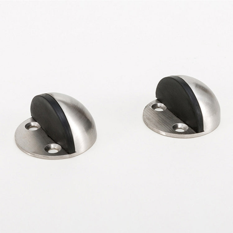 2pcs/pack Stainless Steel Door Stop Free Punch Door Top Cabinet Hardware Accessories, Door Stop Free Punch