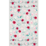 10pcs 3D Adhesive Butterfly Retro Rose Color Nail Art Sticker F-672