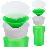 360 Degrees Rotated Baby Learning Drinking Cup With Double Handle Flip