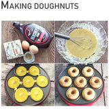 3-in-1 Multi-Function Eleictric Baking Pan Breakfast Maker Donut Sandwich Waffle Maker Pizza Maker, EU Plug, 3-in-1 Multi-Function Waffle Maker