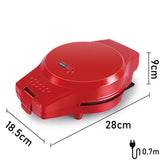 3-in-1 Multi-Function Eleictric Baking Pan Breakfast Maker Donut Sandwich Waffle Maker Pizza Maker, EU Plug, 3-in-1 Multi-Function Waffle Maker