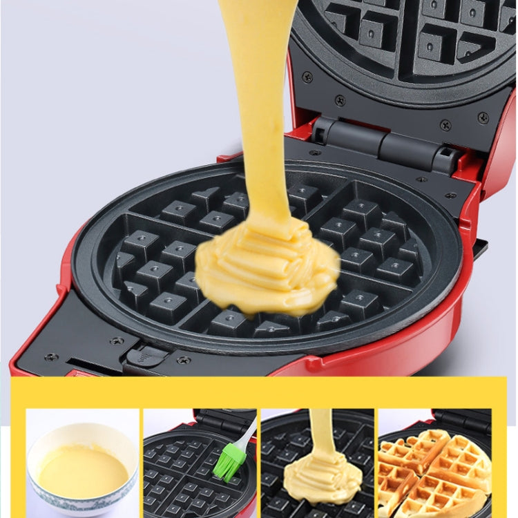 3-in-1 Multi-Function Eleictric Baking Pan Breakfast Maker Donut Sandwich Waffle Maker Pizza Maker, EU Plug, 3-in-1 Multi-Function Waffle Maker