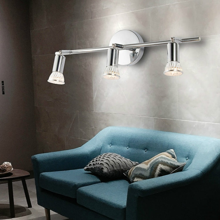 LED Chandelier Ceiling-mounted 9W Background Wall Adjustable Mirror Front Wall Light, White Light, Warm Light, Without Bulb