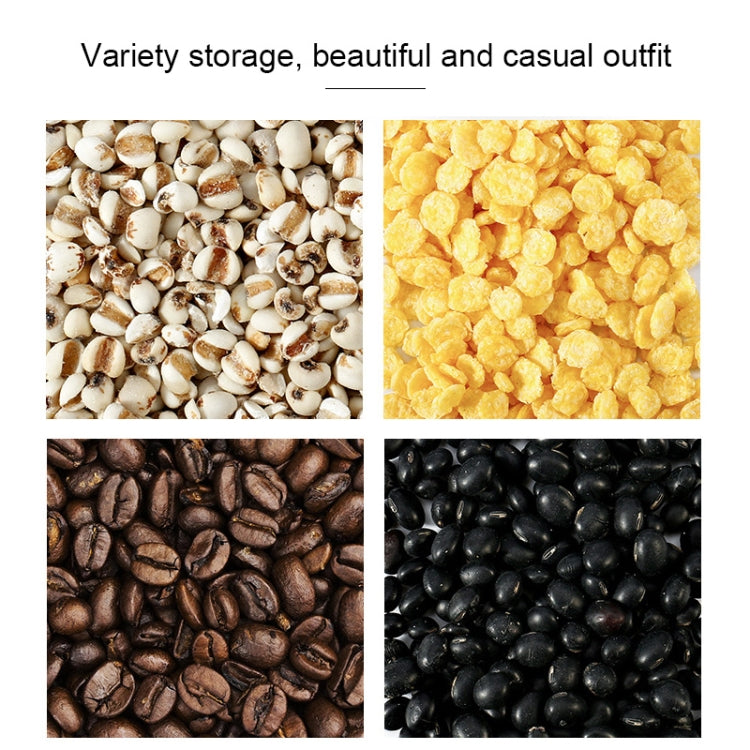 Wall-Mounted Miscellaneous Grain Storage Box Kitchen Large-Capacity Push-Type Sealed Tank, Medium, Large