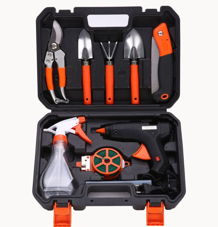 10 In 1 Hardware Tool Box Garden Flower Hand Tool Set, Garden Flower Hand Tool Set Garden Flower Hand Tool Set
