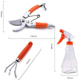 10 In 1 Hardware Tool Box Garden Flower Hand Tool Set, Garden Flower Hand Tool Set