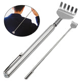 2 PCS Extendable Back Scratcher Stainless Steel Telescopic Anti Itch Claw Massager Extender Default Title