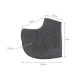 1 Pair Silicone Anti-Crack Heel Cover, Random Color Delivery