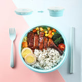 Microwave Portable Folding Lunch Box Round Silicone Lunch Box Random Colour Delivery, Capacity:350ml, 350ml, 500ml, 800ml, 1200ml