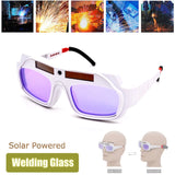 Automatic Dimming Anti-Ultraviolet Anti-Strong Photoelectric Welding Glasses, (White), (Black)