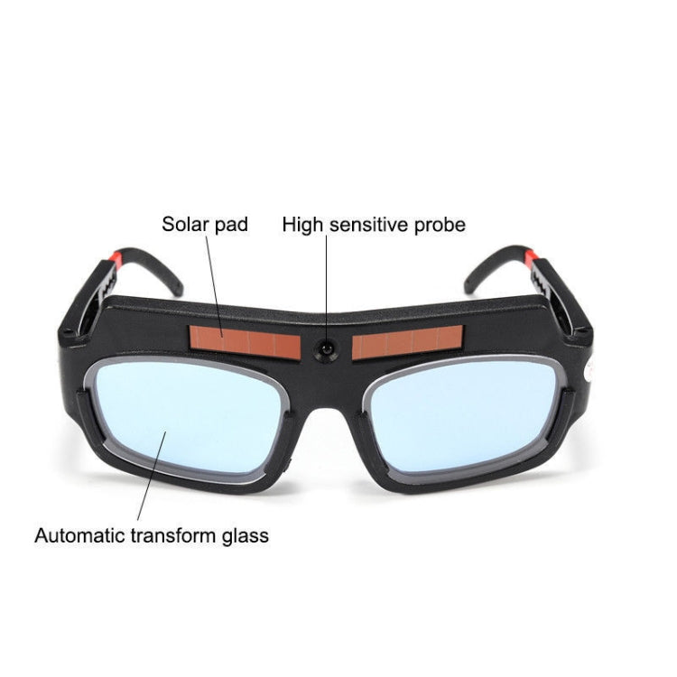 Automatic Dimming Anti-Ultraviolet Anti-Strong Photoelectric Welding Glasses, (White), (Black)