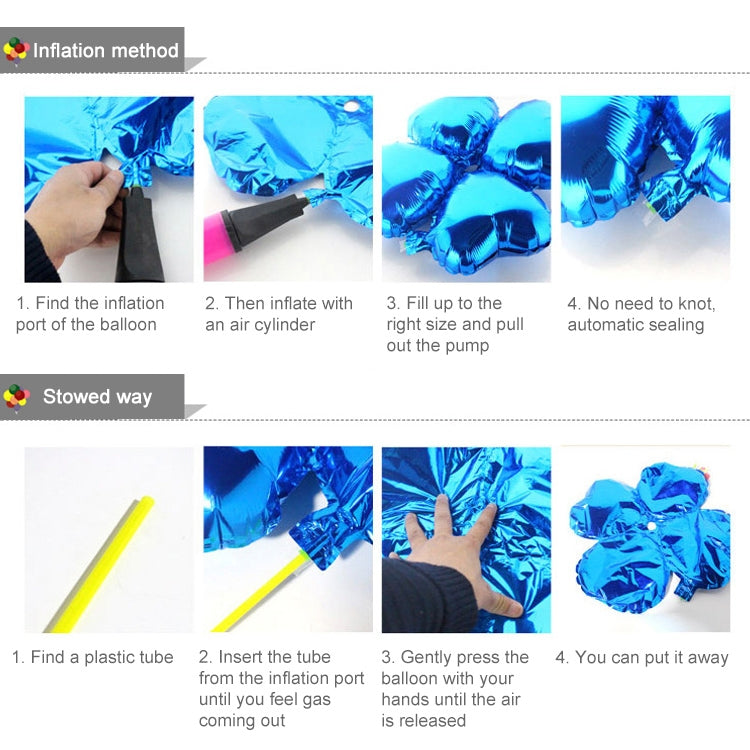 26 PCS 18 Inch Star-Shaped Aluminum Foil Balloon Holiday Domestic Aluminum Foil Balloon Decoration, Random Color Delivery, Aluminum Foil Balloon