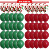 1 Set Christmas Red Green Confetti Balloon Set Merry Christmas Christmas Party Decorations, Christmas Party Decorations Christmas Party Decorations