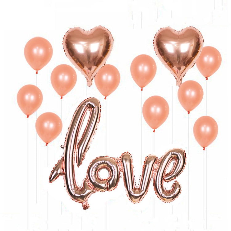 1 Set LOVE Aluminum Foil Balloon Decoration Set Wedding Wedding Wedding Venue Layout Balloons, Style:LOVE + 2 Heart Shape + 5 Sequins 5 Latex, LOVE + 2 Heart Shape + 10 Latex, LOVE + 2 Heart Shape + 10 Sequins, LOVE + 2 Heart Shape + 5 Sequins 5 Latex LOVE + 2 Heart Shape + 10 Latex