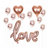 1 Set LOVE Aluminum Foil Balloon Decoration Set Wedding Wedding Wedding Venue Layout Balloons, Style:LOVE + 2 Heart Shape + 5 Sequins 5 Latex, LOVE + 2 Heart Shape + 10 Latex, LOVE + 2 Heart Shape + 10 Sequins, LOVE + 2 Heart Shape + 5 Sequins 5 Latex LOVE + 2 Heart Shape + 10 Sequins