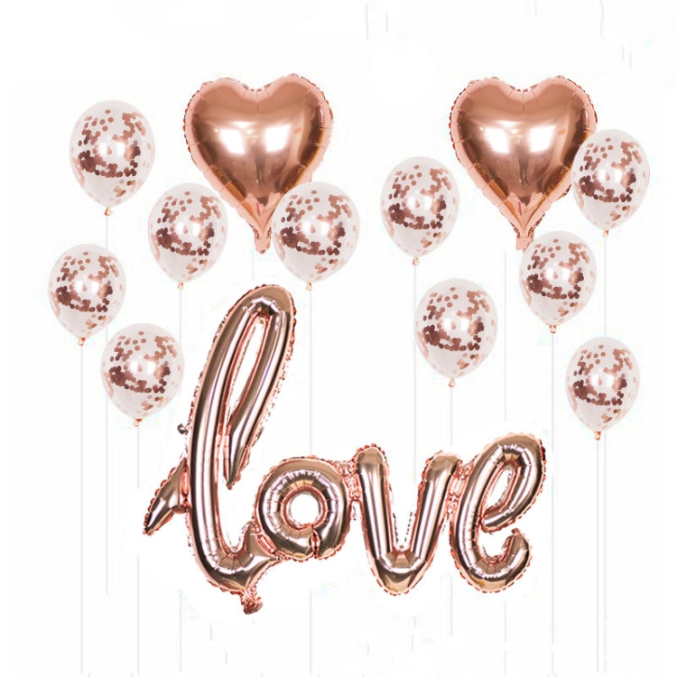 1 Set LOVE Aluminum Foil Balloon Decoration Set Wedding Wedding Wedding Venue Layout Balloons, Style:LOVE + 2 Heart Shape + 5 Sequins 5 Latex, LOVE + 2 Heart Shape + 10 Latex, LOVE + 2 Heart Shape + 10 Sequins, LOVE + 2 Heart Shape + 5 Sequins 5 Latex LOVE + 2 Heart Shape + 10 Sequins