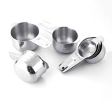 7 in 1 304 Stainless Steel Measuring Cup Set Baking Tools, 7 in 1 Measuring Spoon
