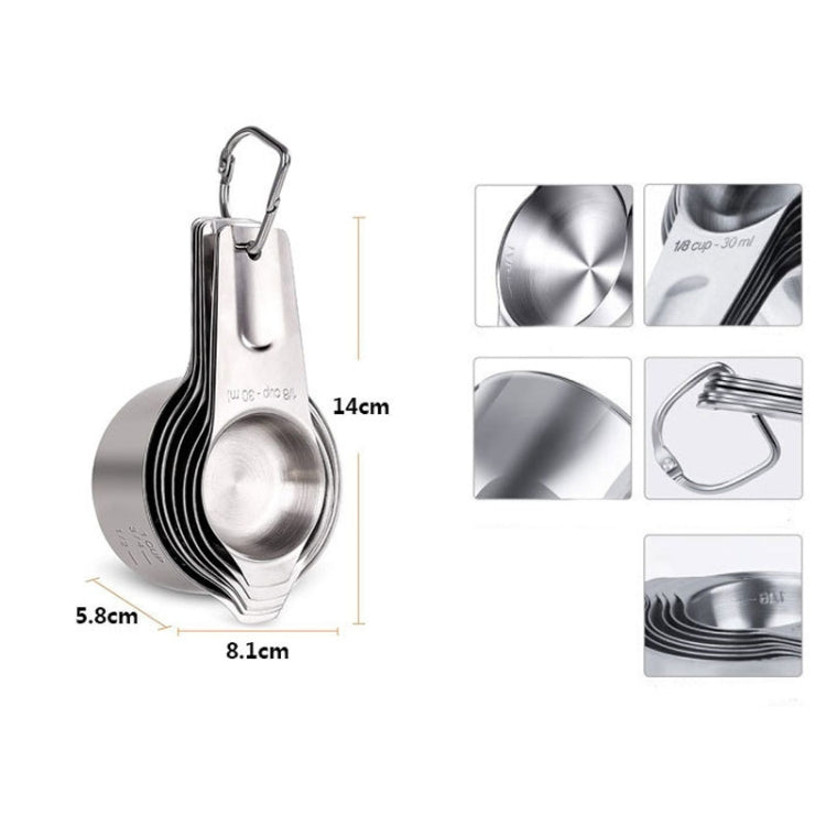 7 in 1 304 Stainless Steel Measuring Cup Set Baking Tools, 7 in 1 Measuring Spoon
