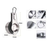 7 in 1 304 Stainless Steel Measuring Cup Set Baking Tools, 7 in 1 Measuring Spoon