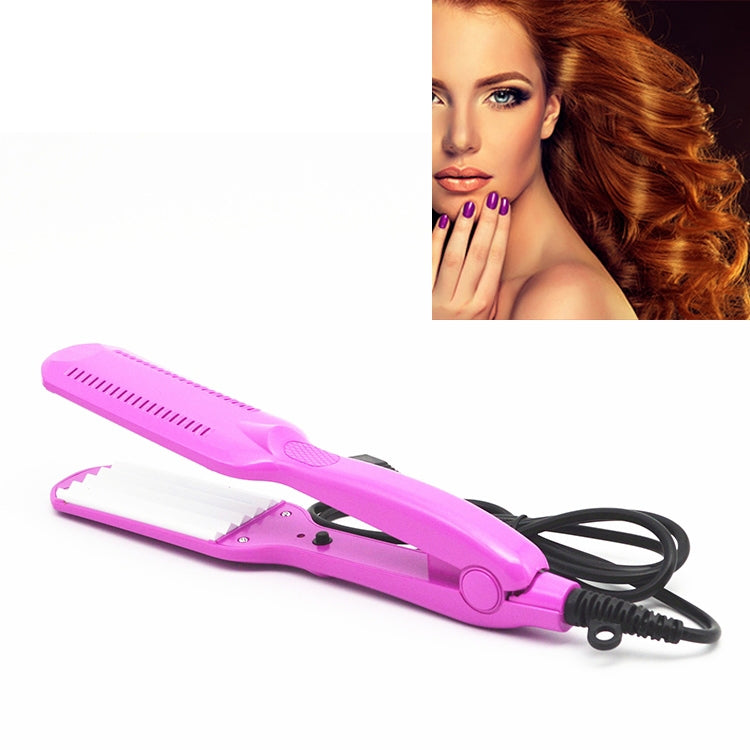 220V Professional Ceramic Corrugated Curling Iron, Blue, Pink, Red, Rose red, White Rose red