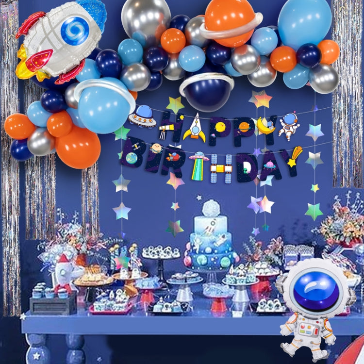 Wandering Earth Astronaut Theme Balloon Set Birthday Party Rocket Balloon Decoration Aluminum Film Balloon, Wandering Earth Astronaut Theme Balloon Wandering Earth Astronaut Theme Balloon