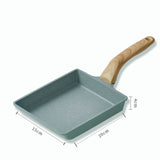Tamagoyaki Mini Nonstick Pan Flat-Bottomed Breakfast Pan, Long-shaped