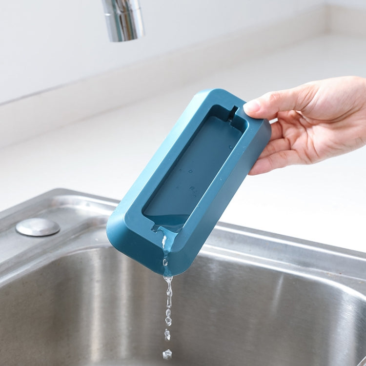 Kitchen Multifunctional Three-Hole Invisible Knife Holder Hollow Drain Kitchenware Storage Rack