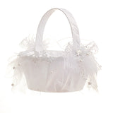 Wedding Flower Baskets Lace Diamond Bridal Hand Basket, Wedding Flower Baskets Wedding Flower Baskets