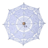 Wedding Bridal Lace Umbrella Shooting Props Wedding Supplies, Length 26cm/ Diameter 29cm, Length 43/Diameter 45cm