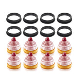 5 PCS Mousse Cake Ring Cheese Tower Ring Mousse Ring Baking Tool, Round, Love, Square, Rectangle, Oval