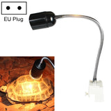 Tortoise UVB Tanning Lamp Holder Full Spectrum Pet Solar Heating Light Holder, EU Plug, EU Plug EU Plug