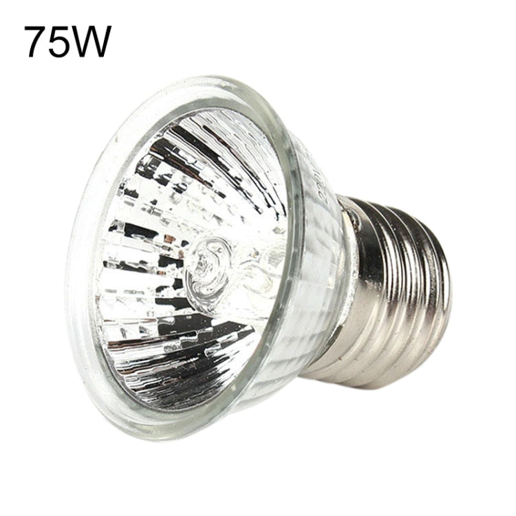 UVA+UVB Full Spectrum Solar Reptile Lamp Lizard Light Turtle Basking Lamp, 25W, 50W, 75W 75W