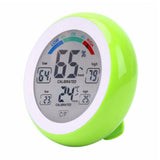 TS-S93 Multifunctional Digital Thermometer Hygrometer Temperature Humidity Meter, Max Min Value Trend Display C/Funit Green