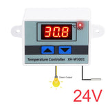 XH-W3001 Digital LED Temperature Controller Arduino Cooling Heating Switch Thermostat NTC Sensor, 12V, 24V, 220V, Probe line 24V