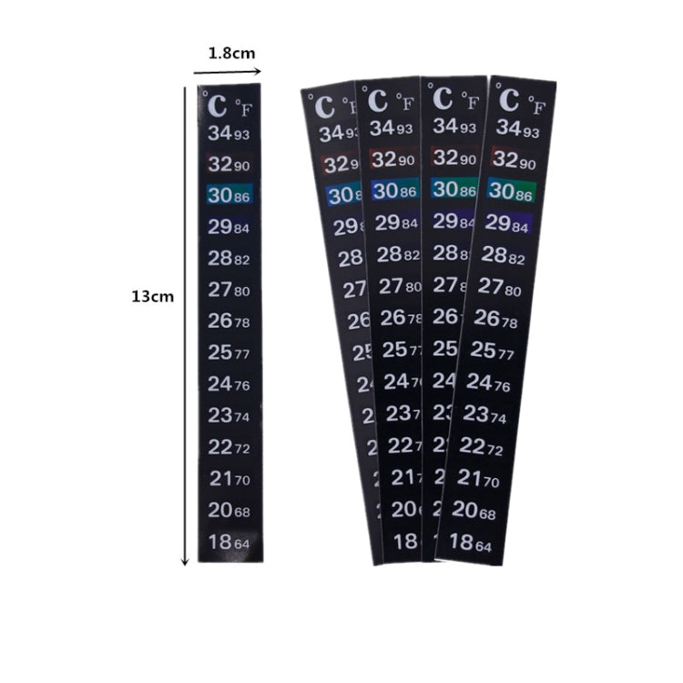 Digital Aquarium Fish Tank Fridge Thermometer Sticker Temperature Measurement Sticker, Aquarium Temperature Measurement