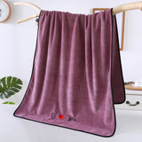 Soft Thick Absorbent Fiber Couple Large Bath Towels, 70x140cm