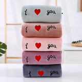 Soft Thick Absorbent Fiber Couple Large Bath Towels, 70x140cm