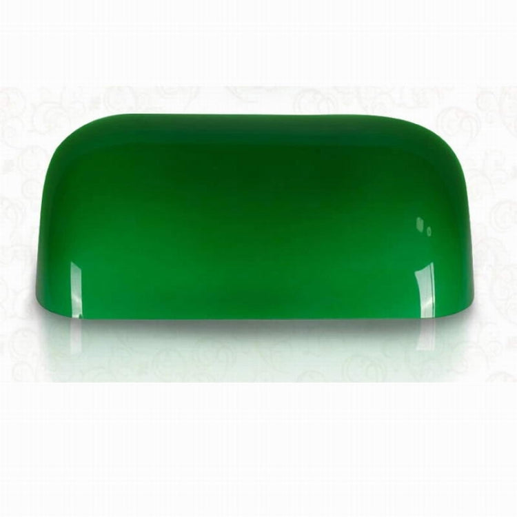 Retro Bankers Lamp Cover Accessories Glass Shade Lampshade, Green, White