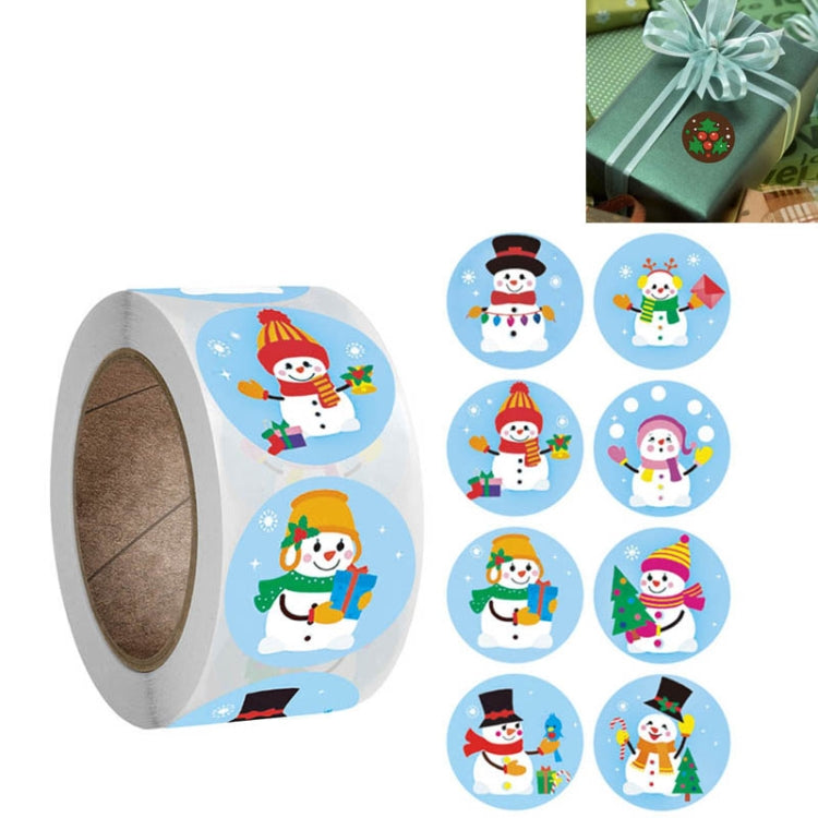 Christmas Decoration Gift Series Stickers Label, Size: 2.5cm / 1inch, A-123, A-124